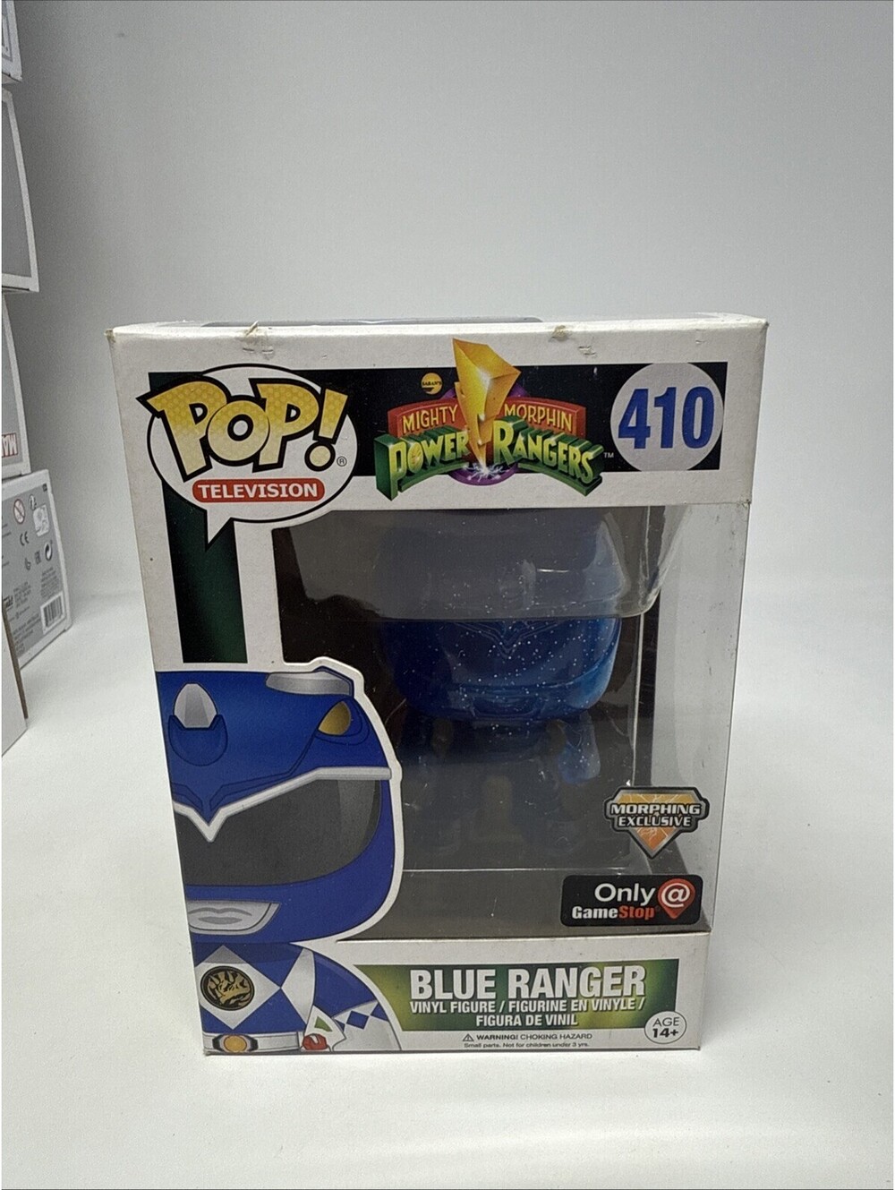 Funko Pop! Power Rangers Blue Ranger #410 Morphing GameStop
